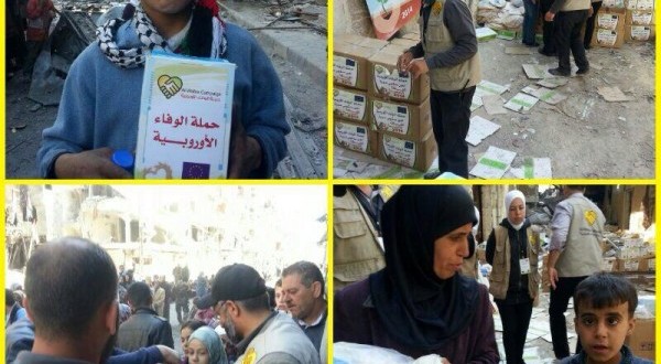 يوميات حملة الوفاء داخل مخيم اليرموك