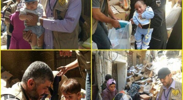 الوفاء تستمر بالعطاء داخل مخيم اليرموك